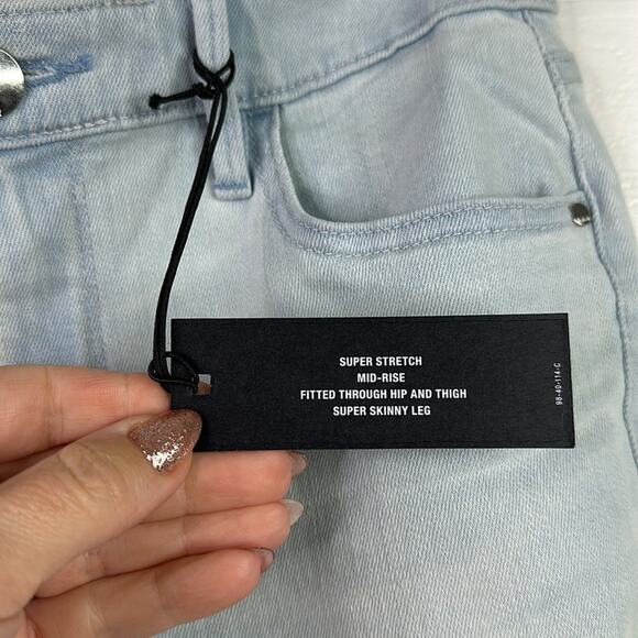 ANA Light Spring Wash Stretchy Mid Rise‎ Super Skinny Jegging Pants Size 27/4 - Picture 8 of 12